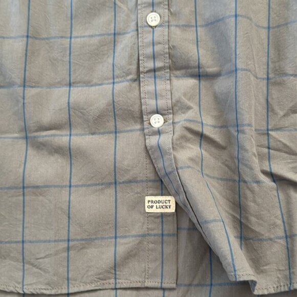 Lucky Brand Medium Gray Button Front Shirt - Picture 4 of 7